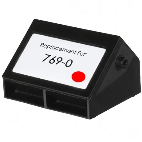 Pitney-Bowes 769-0 Fluorescent Red Compatible Ink Cartridge - Compatible replacement red ink cartridge for Pitney Bowes printers