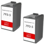 Pitney-Bowes 793-5 Fluorescent Red Compatible Ink Cartridge - Image 2 - Pitney Bowes compatible ink cartridge