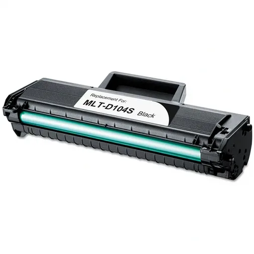 Samsung MLT-D104S Black Compatible Toner Cartridge - Compatible replacement black toner cartridge for Samsung printers