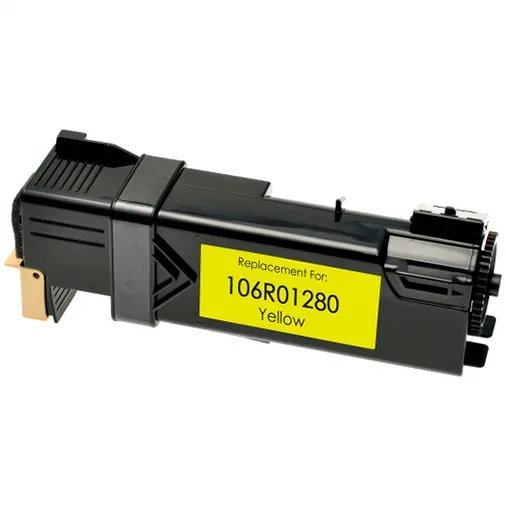 Xerox Phaser 6130 Compatible Yellow Toner Cartridge (106R01280) - Compatible replacement yellow toner cartridge for Xerox printers