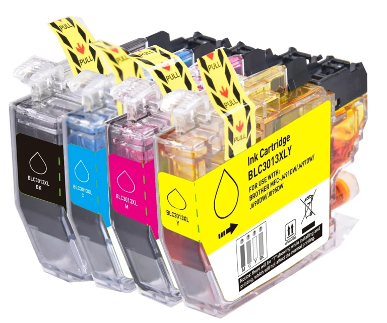 Brother LC3013 Multi-Color Ink Cartridge High-Yield 4-Pack 1