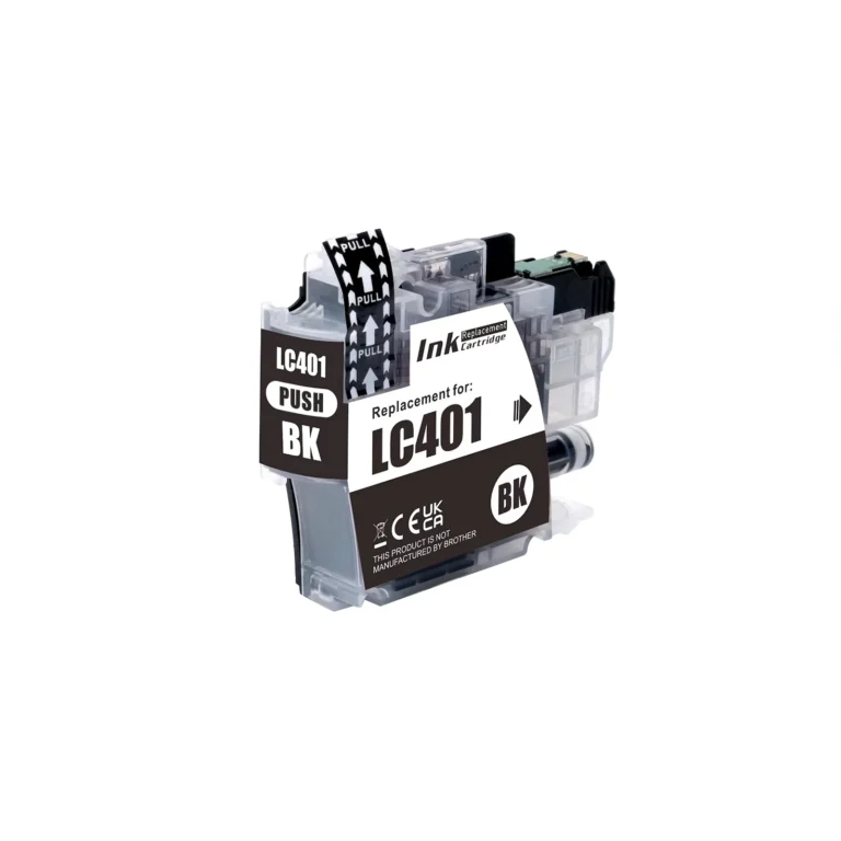Brother LC401 Black Ink Cartridge 500-Page Yield 1-Pack 1
