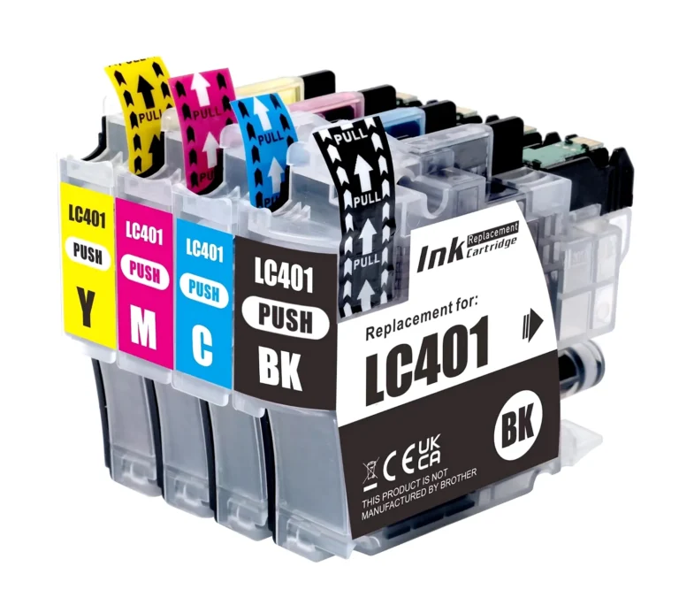 Brother LC401XL LC401 Multi-Color Ink Cartridge High-Yield 4-Pack 1