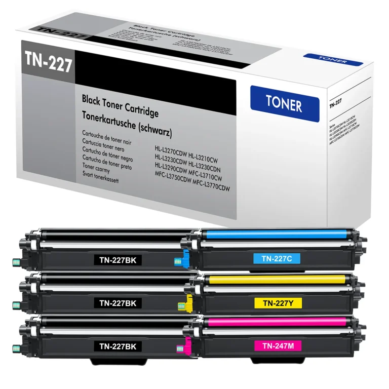 Brother TN227 TN223 Multi-Color Toner Cartridge 3000-Page Yield 1