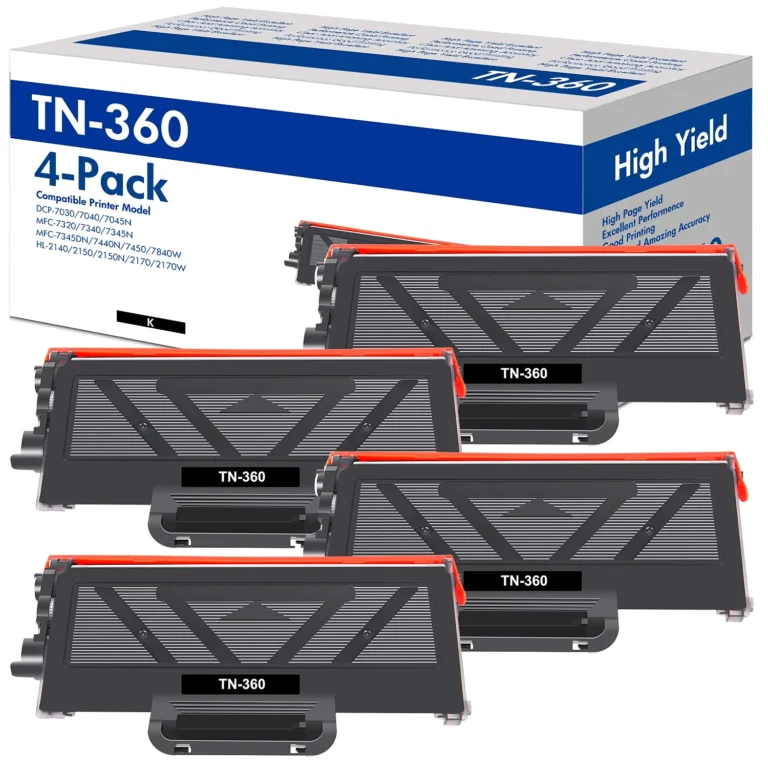 Brother TN360 TN330 Black Toner Cartridge for HL & MFC Series 1