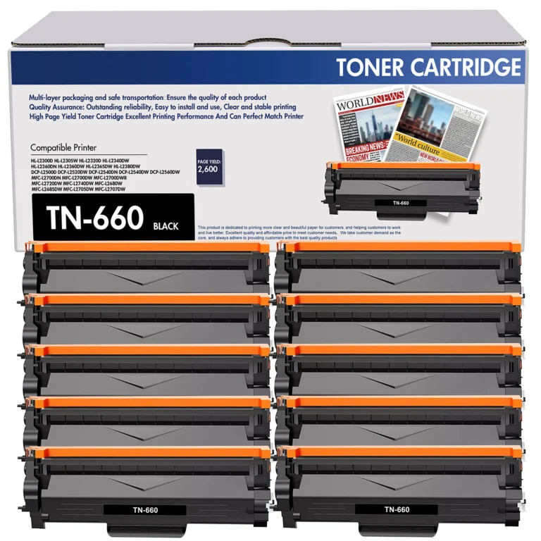 Brother TN660 TN630 Black Toner Cartridge 2600-Page Yield 1