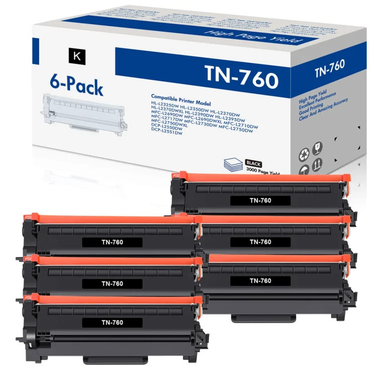 Brother TN760 TN730 Black Toner Cartridge – Up to 3000 Pages 1
