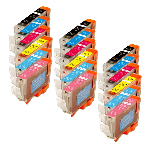 Canon CLI-8 Multi-Color Ink Cartridge 18-Pack with Chip 1