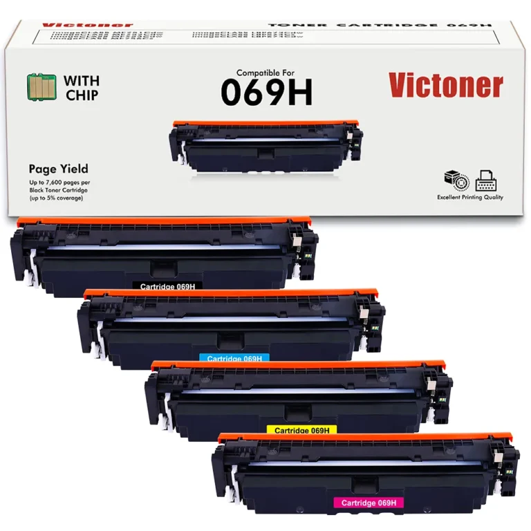 Canon CRG-069H Multi-Color Toner Cartridge 4-Pack High Yield 1