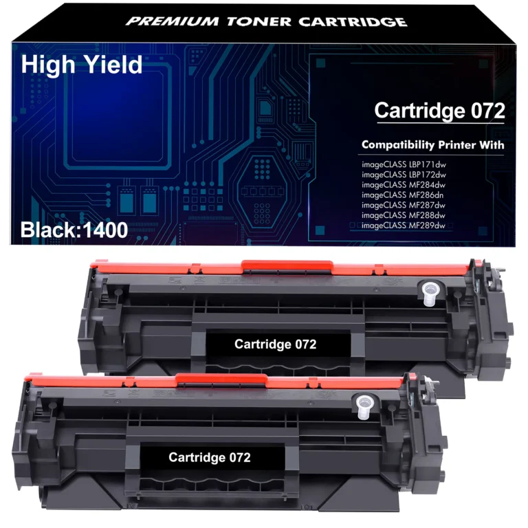 Canon 072 CRG-072 Black Toner Cartridge 1,400-Page 2-Pack 1