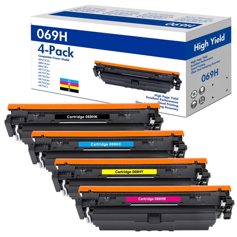 Canon 069H CRG-069H Black Toner Cartridge 7,600-Page High Yield 1