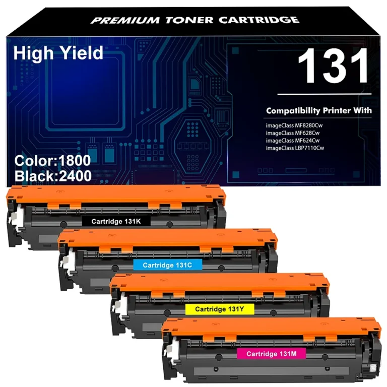Canon 131 CRG131 Multi-Color Toner Cartridge 4-Pack 1