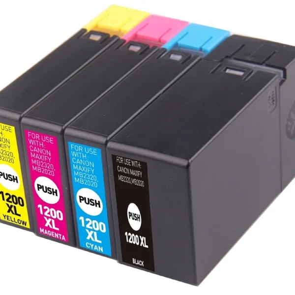 Canon PGI-1200XL Multi-Color Ink Cartridge High-Yield 4-Pack 1