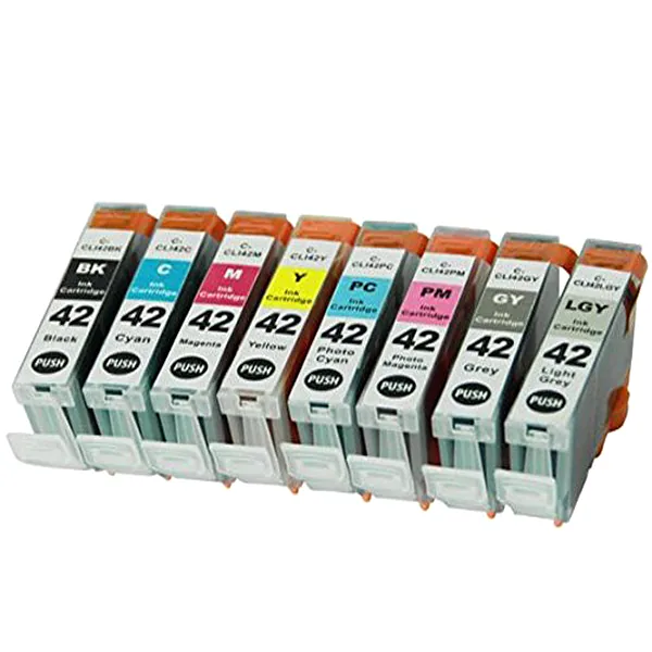 Canon CLI-42 Multi-Color Ink Cartridge 8-Pack for Pro-100 1