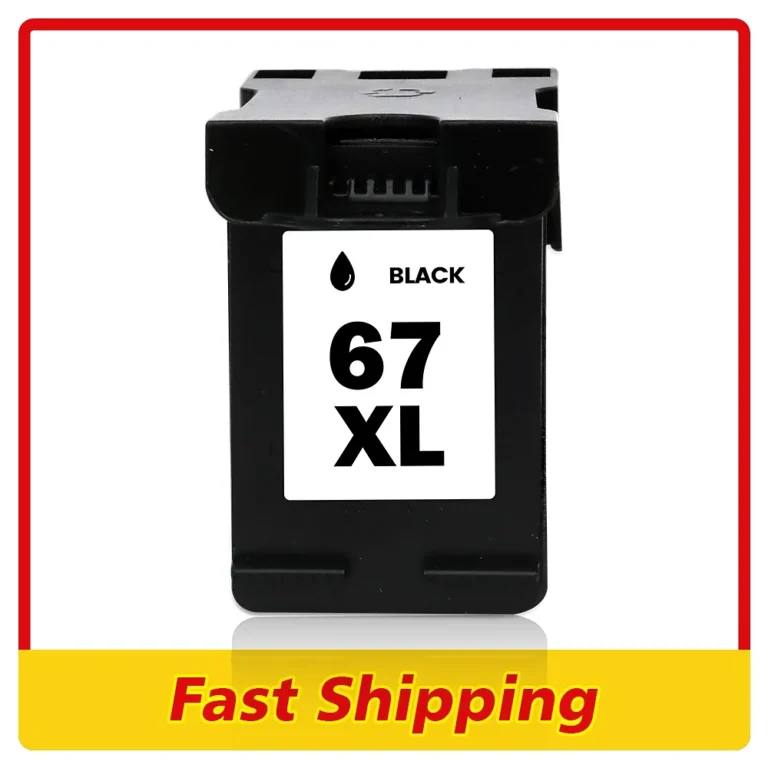 HP 67XL Black Ink Cartridge High-Yield 1-Pack 1
