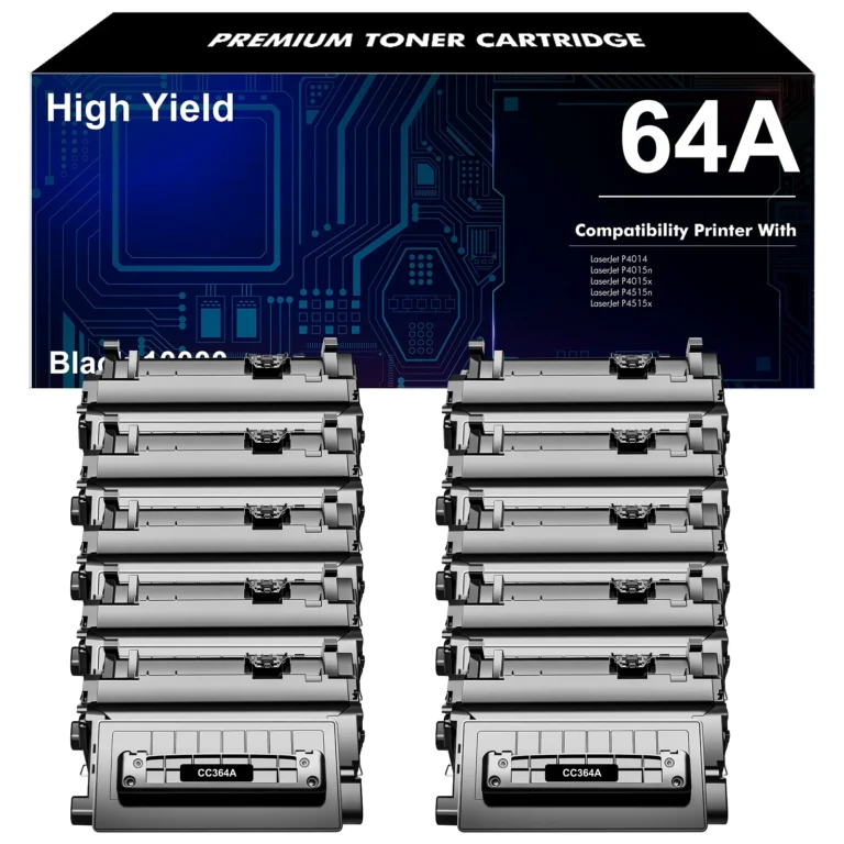 HP 64A CC364A Black Toner Cartridge 10,000 Page Yield 1
