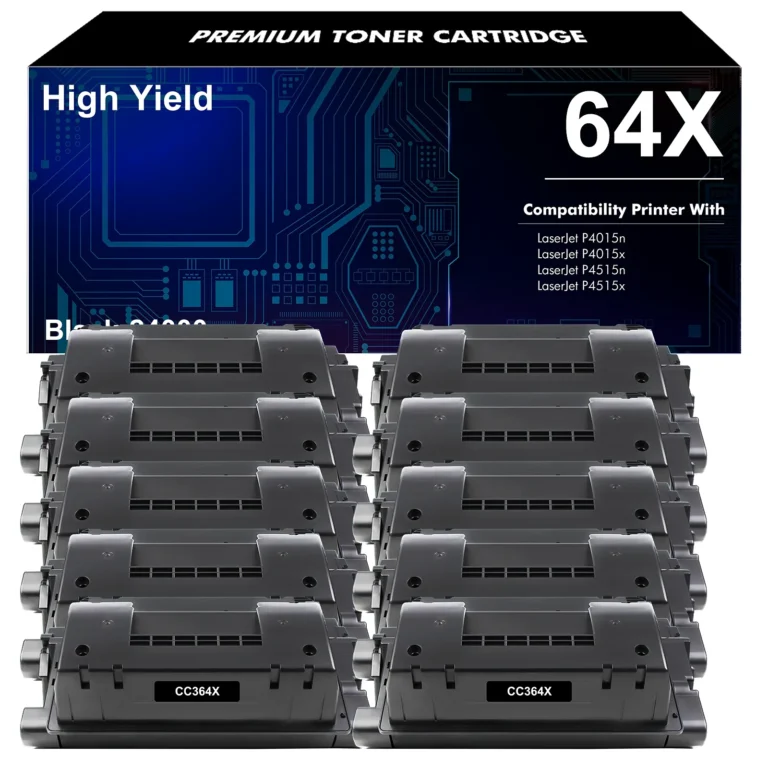 HP 64X CC364X Black Toner Cartridge High-Yield 24,000 Pages 1