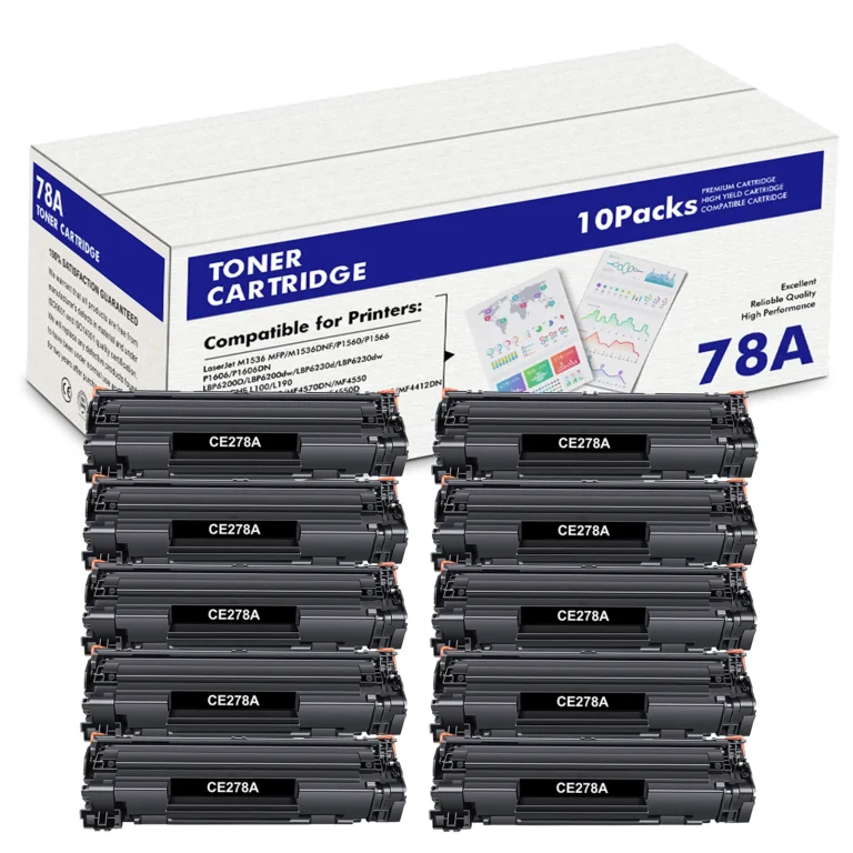 HP CE278A 78A Black Toner Cartridge High-Yield 2100 Pages 1