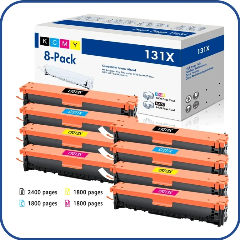 HP CF210X CF210A CF211A CF212A CF213A Multi-Color Toner 8-Pack 1