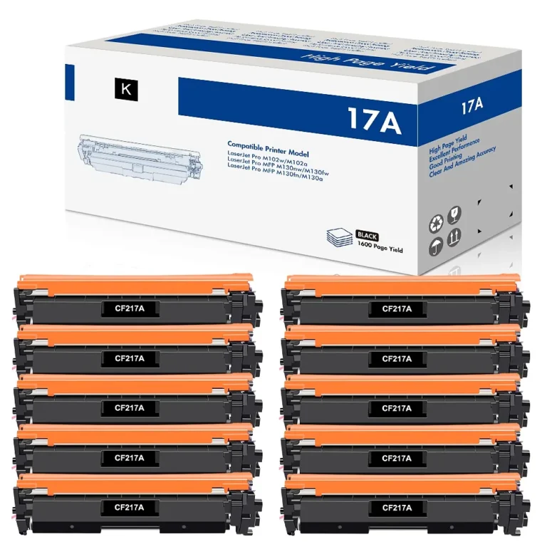 HP CF217A 17A Black Toner Cartridge 1600-Page Yield 1