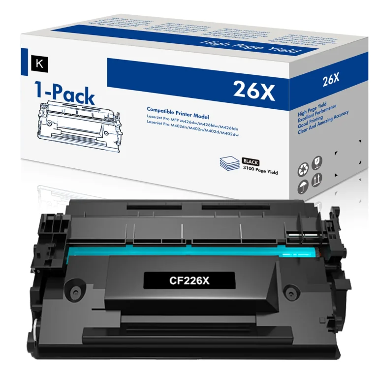 HP CF226X 26X Black Toner Cartridge High-Yield 9000 Pages 1