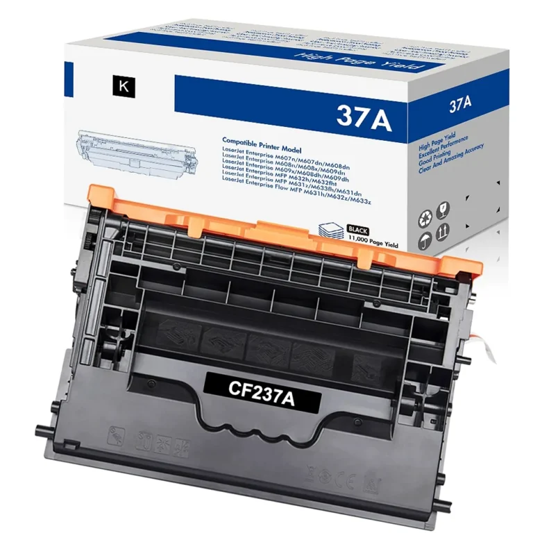 HP 37A CF237A Black Toner Cartridge 11,000-Page Yield 1-Pack 1