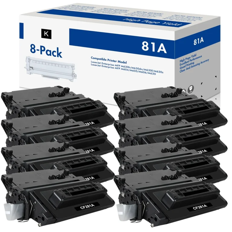 HP CF281A 81A Black Toner Cartridge 10,500-Page Yield 1