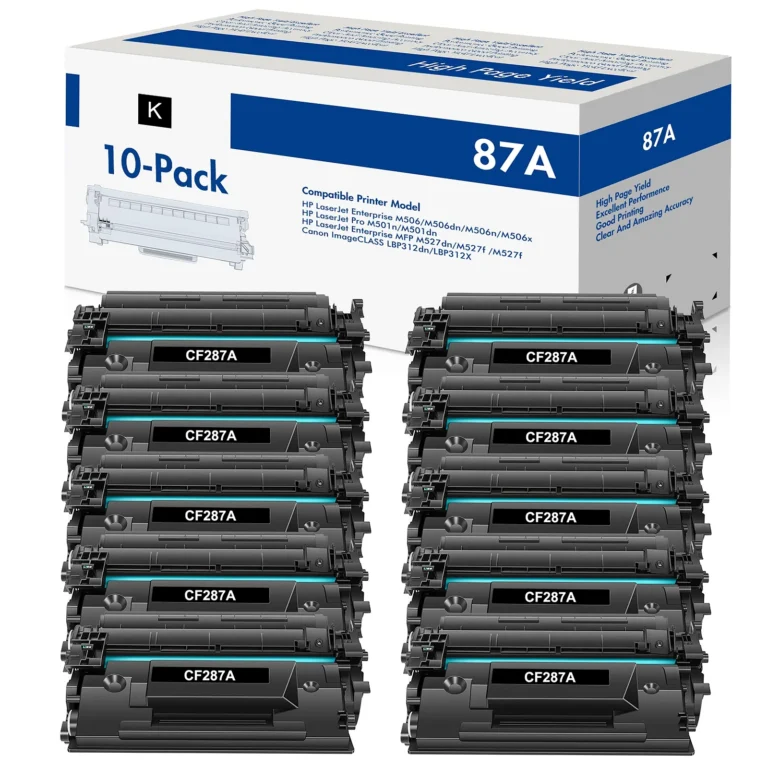 HP CF287A 87A Black Toner Cartridge 9000-Page Yield 1