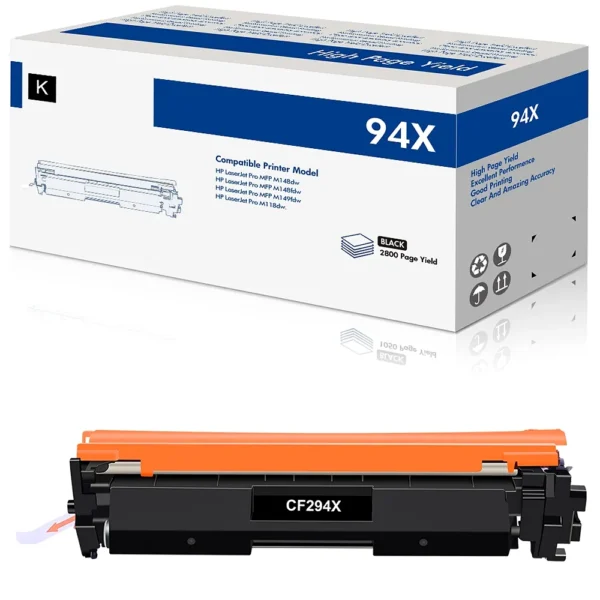 HP 94X CF294X Black Toner Cartridge High-Yield 2800 Pages 1