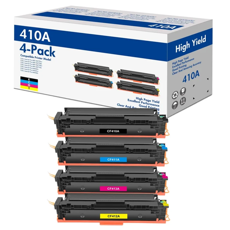 HP CF410A CF411A CF412A CF413A Multi-Color Toner 4-Pack 1