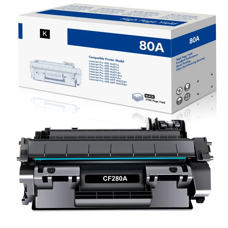 HP CF280A 80A Black Toner Cartridge 1-Pack for LaserJet Pro 400 1