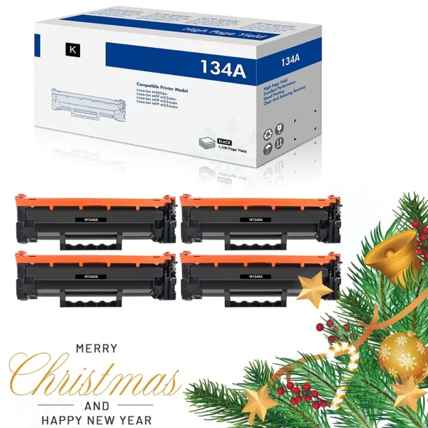 HP W1340A 134A With Chip Black Toner Cartridge 1100-Page Yield 1