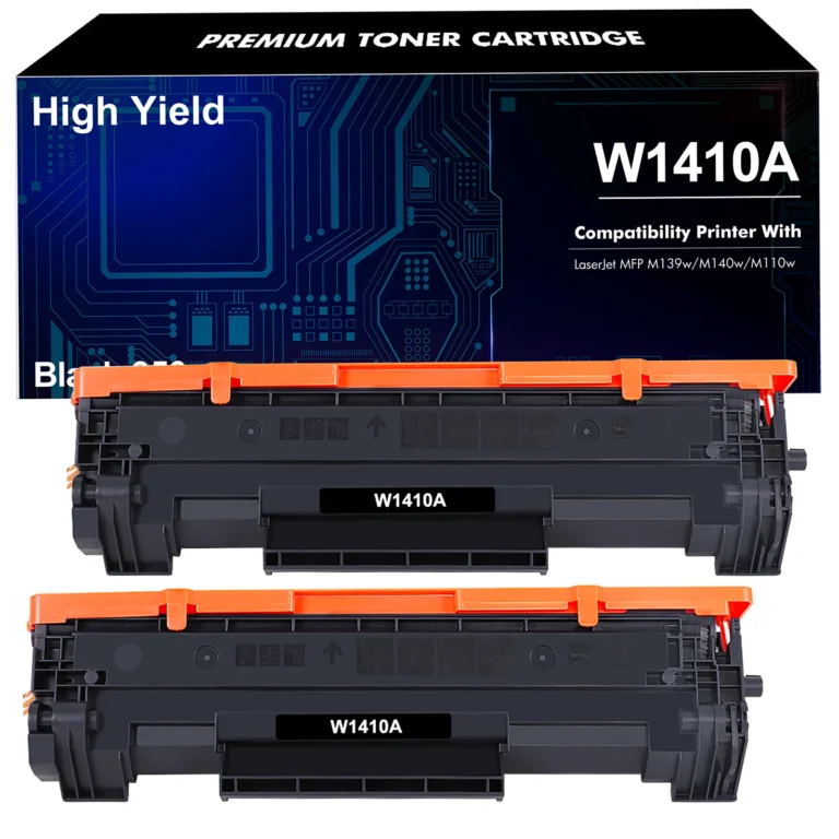 HP W1410A 141A Black Toner Cartridge 950-Page 2-Pack 1
