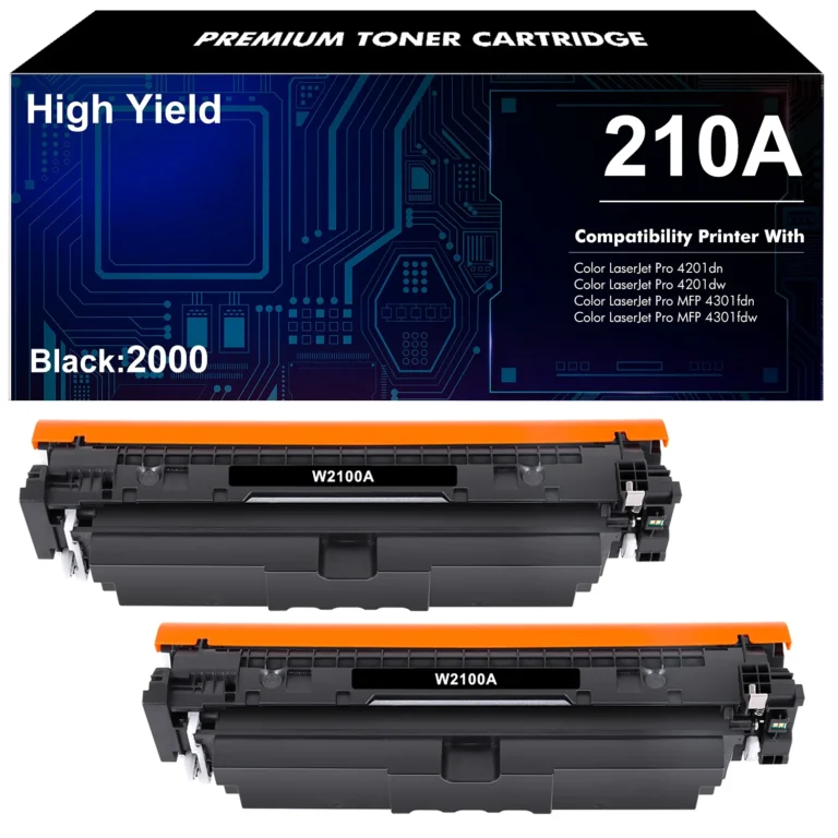 HP 210A W2100A Black Toner Cartridge 2-Pack 2000-Page Yield 1