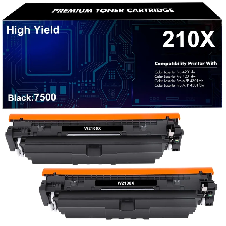 HP 210X W2100X With Chip Black Toner Cartridge 7500-Page 2-Pack 1