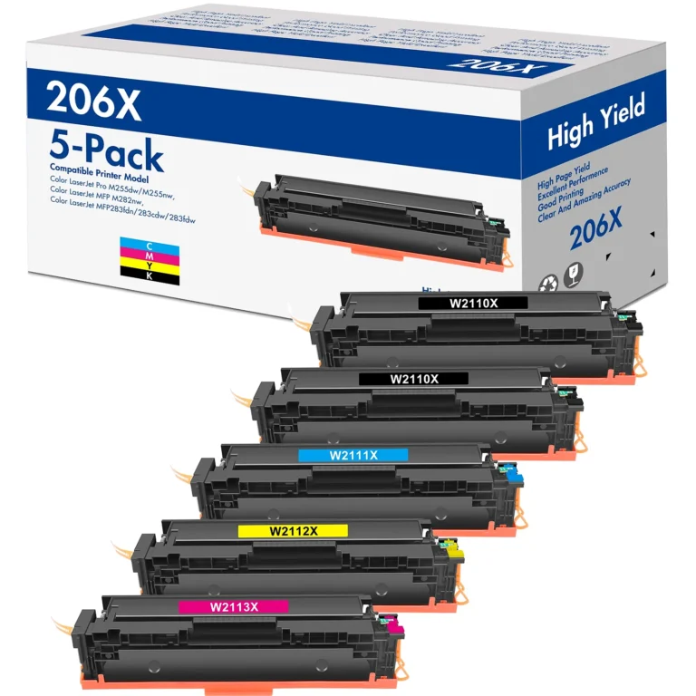 HP 206X W2110X Multi-Color Toner Cartridge High Yield 1