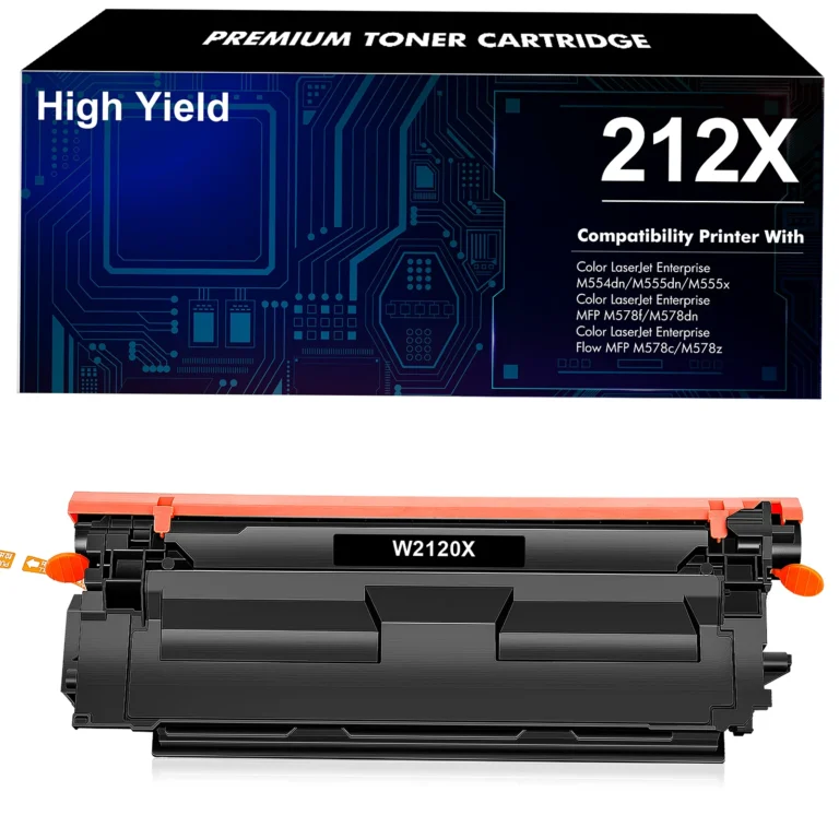 HP 212X W2120X With Chip Black Toner Cartridge 13,000-Page Yield 1