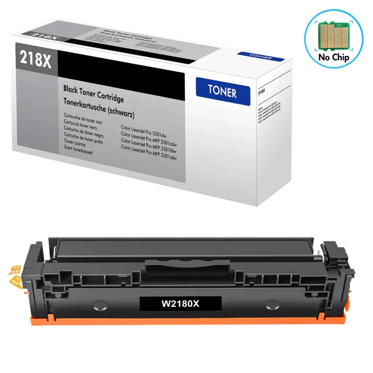 HP 218X W2180X No Chip Black Toner Cartridge High-Yield 1