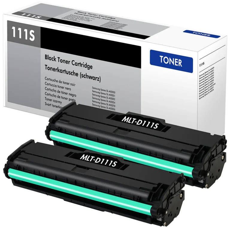 Samsung MLT-D111S Black Toner Cartridge 1,000-Page 2-Pack 1